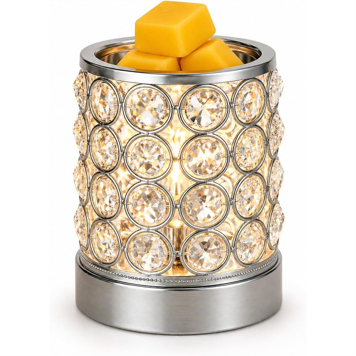 Home Fragrance Wax Melts - Electric Crystal Wax Melt Warmer with
