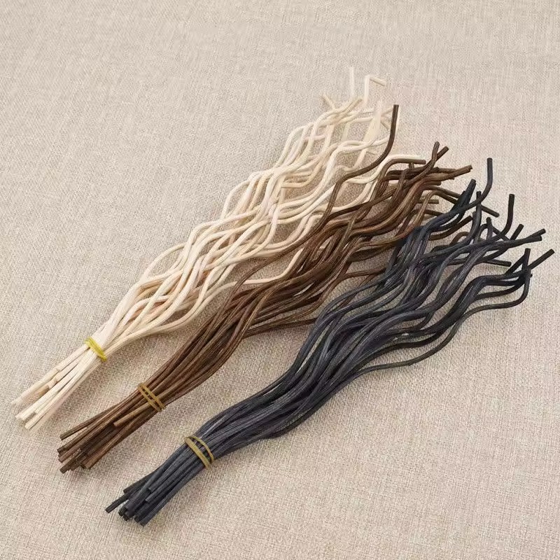 Home Fragrance Logo - 20Pcs Long Wavy Rattan Reed Diffuser