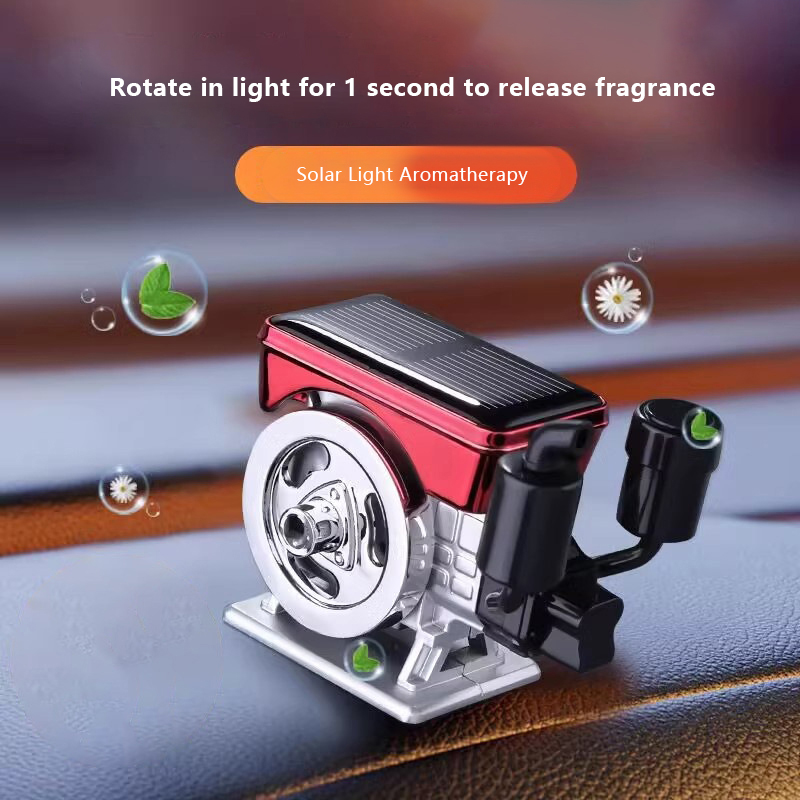 Gel Air Freshener - Aromatherapy Simulated Tractor Engine Solar Car