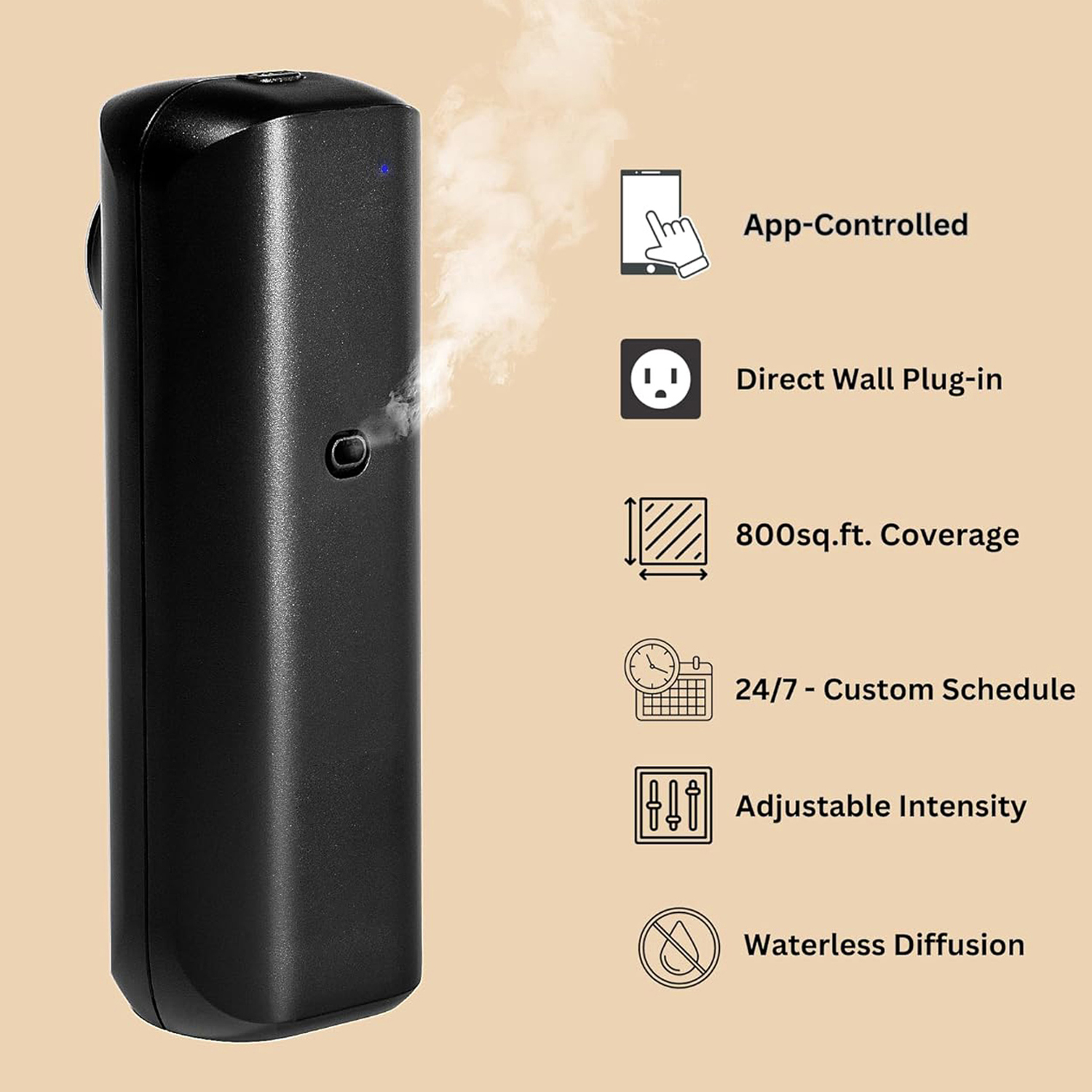 Home Fragrance Logo - Fragrance Diffuser Toilet Automatic Air Freshener
