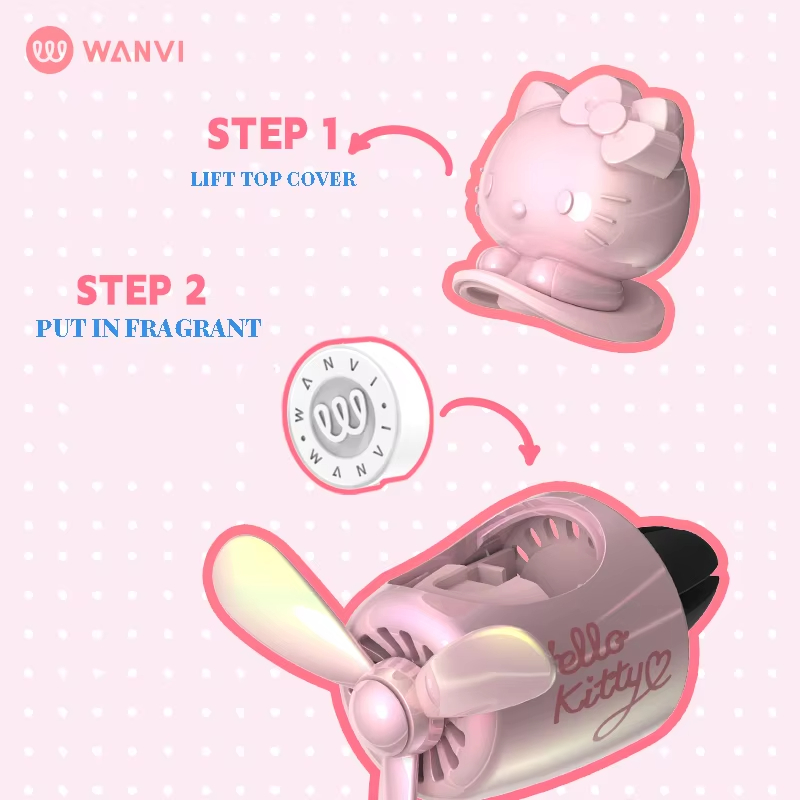 Hello Kitty Kawaii Car Air Fre – Home Fragrance Miniso recenzja i cena