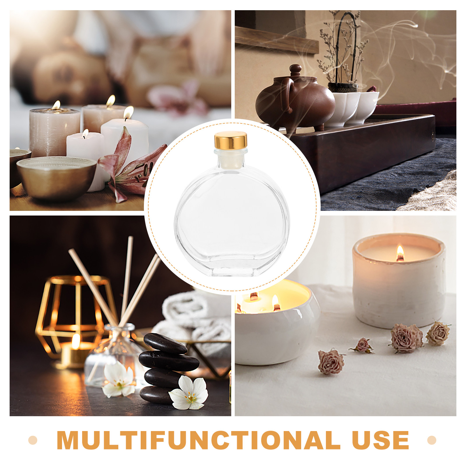 3Pcs Glass Aromatherapy Diffus – Home Fragrance Jar recenzja i cena