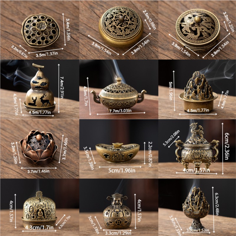 Vintage Alloy Incense Burner S – Home Fragrance Miniso recenzja i cena