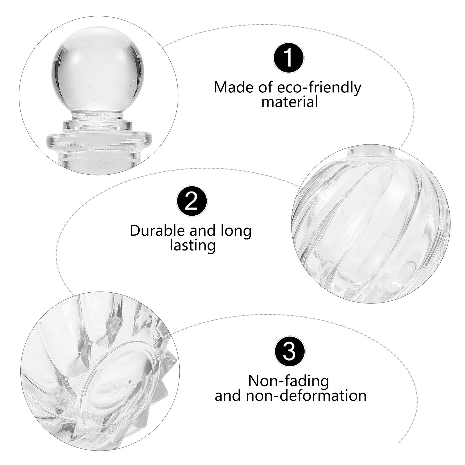 2Pcs Glass Diffuser Bottles Tr – Home Fragrance Jar recenzja i cena