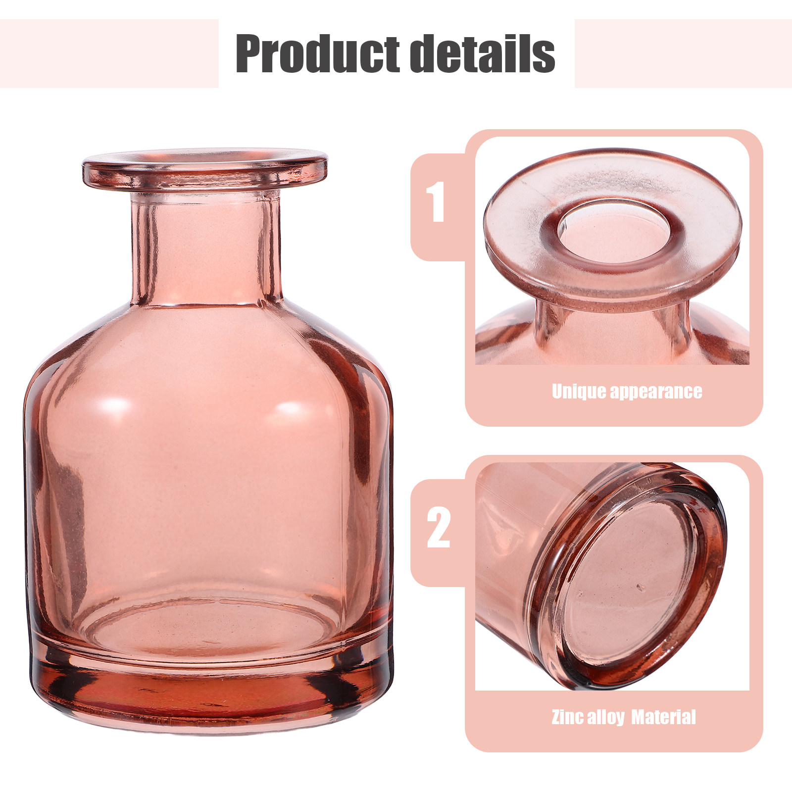 2Pcs Reed Diffuser Glass Bottl – Home Fragrance Jar recenzja i cena