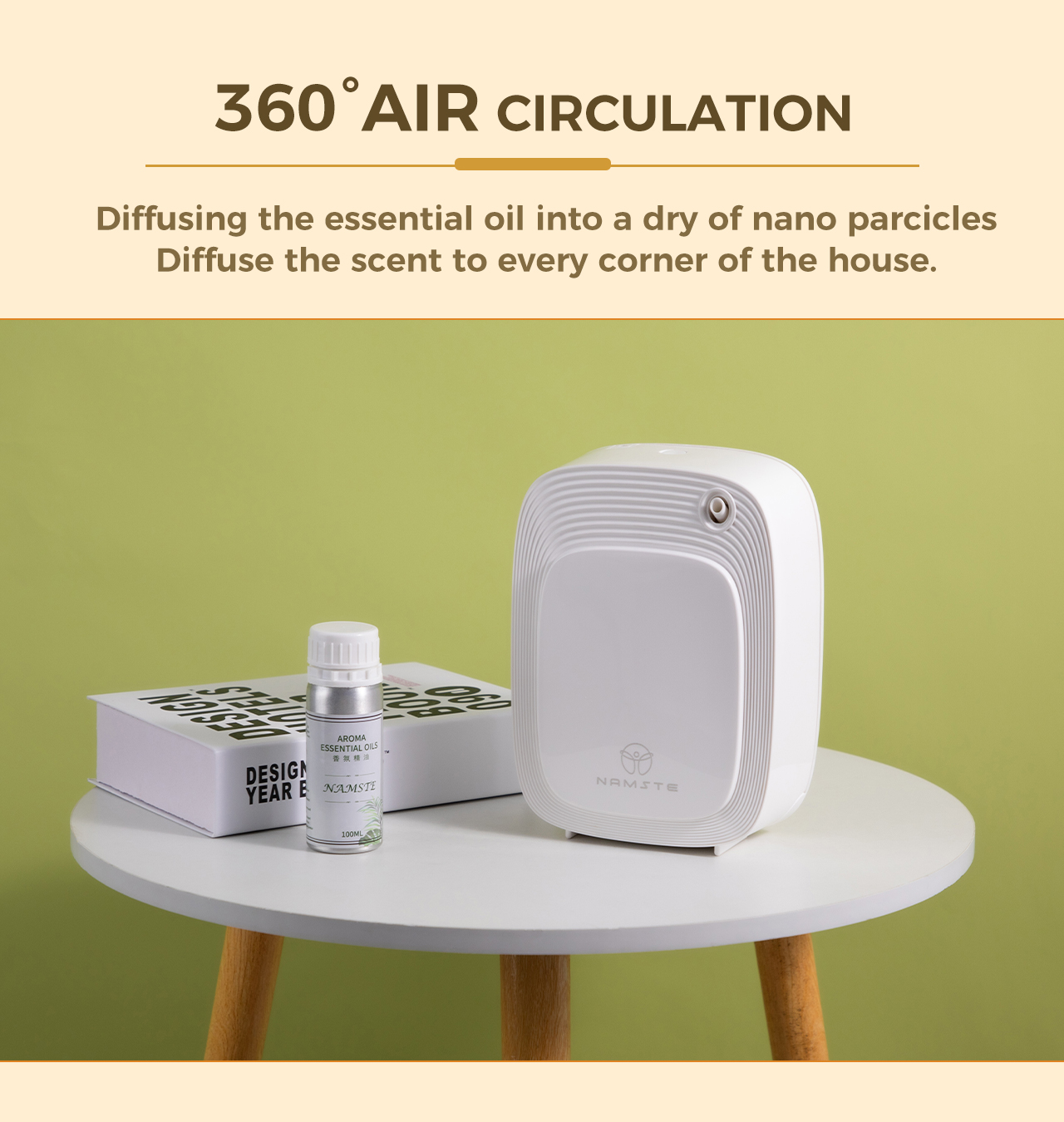 Namste 1000m³ aroma diffuser m – Home Fragrance Logo recenzja i cena