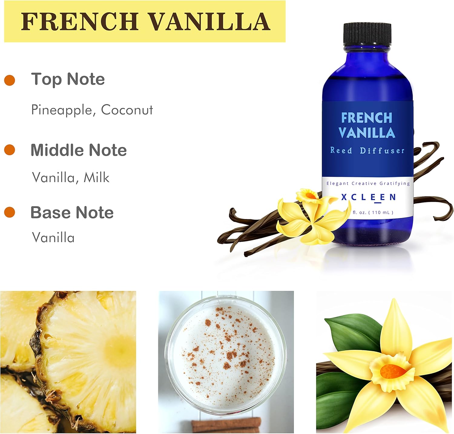 Vanilla Coconut Milk Reed Diff – Home Fragrance Vanilla Reed Diffuser recenzja i cena